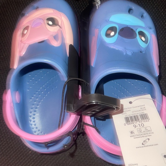 Disney Stitch & Angel Toddler Girls Comfort Clog Sandals - Picture 4 of 4